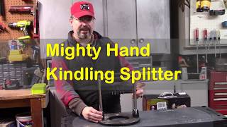 Mighty Hand Kindling Splitter Review [upl. by Siuol186]