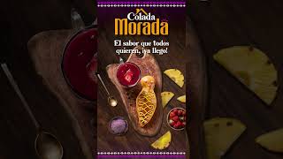 😋💜 La Colada Morada de Menestras del Negro ya está lista para deleitarte con su sabor único [upl. by Nsaj]