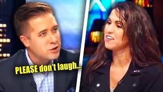 Local Anchor TRIES NOT TO LAUGH as Lauren Boebert STRUGGLES TO THINK [upl. by Tonia]