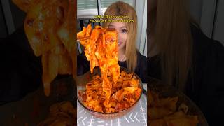 FAVORITE CHILI NOODLES shorts viral mukbang [upl. by Ainig449]