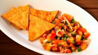 Nacho Chips  Homemade Nachos Recipe By Joel  Tortilla Chips  New Year Party Appetizer [upl. by Neyuq]