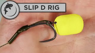 How To Tie The Slip D Rig  Bottom BaitWafter Presentation For Carp Fishing [upl. by Nnyllatsyrc]