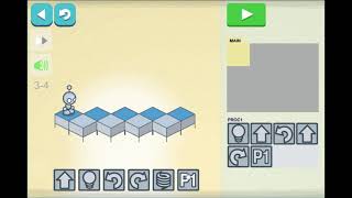 Hour of Code Lightbot  Level 34 Full Tutorial [upl. by Eirolav]