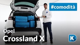 Comoda la monovolume 2018 di Opel nuova Crossland X [upl. by Satterfield]