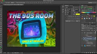 Photoshop Tutorial 2  making a graphic flyer [upl. by Nnasor449]