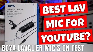 Boya BY M1 Pro II MK2 vs M1S vs M1 Pro Which Lavalier Mic Is Best For YouTube [upl. by Atoked746]