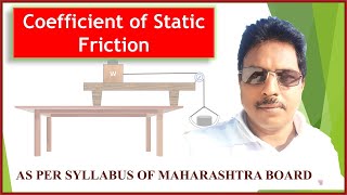 Coefficient of static friction [upl. by Alhan633]