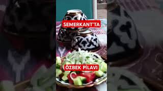 Semerkantta meşhur Özbek Pilavı uzbekistan [upl. by Reine]