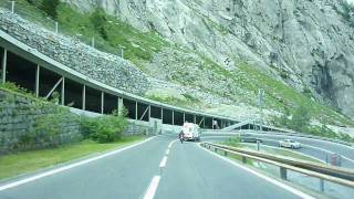 Switzerland 160 Camera on board Col de la Furka  Realp URGotthard [upl. by Ivor]