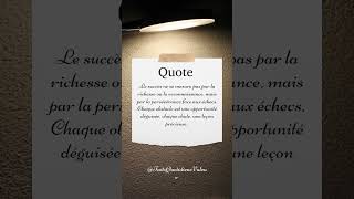 Le Vrai Secret du Succès motivation determination citation objectif [upl. by Shoshanna890]