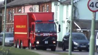 Suffolk Fire amp Rescue Service Haverhill OSUXreg Volvo FL618 Responding March 2011 [upl. by Yreffeg781]