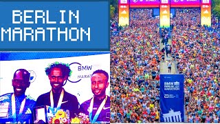 Fastest Marathon Ever Berlin Marathon 2024 Highlights [upl. by Zilevi]