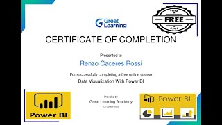 Data Visualization Power BI  Power BI Desktop certificate  Free certification Power BI Desktop ✅✅🚀 [upl. by Enomyar]