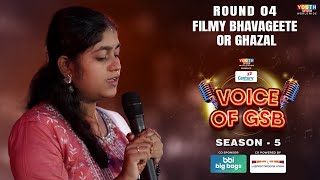 Century Voice of GSB Season 5  Round 4 Filmy Filmy Bhavageete or Ghazal  Episode 01 [upl. by Jammal]