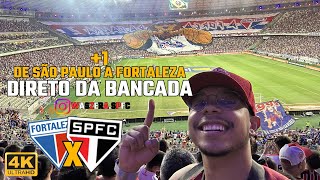 FORTALEZA X SÃO PAULO  BRASILEIRÃO 2024  VLOG 4K [upl. by Ynnavoj]