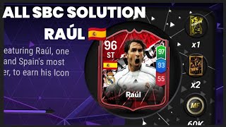 MADFUT FR  ALL SBC SOLUTION RAÚL 96 🇪🇸 madfut25 madfut [upl. by Tarazi]