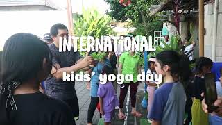 International Kids Yoga Day with Serenity 5 April 2024 in Canggu Bali [upl. by Adnawuj]