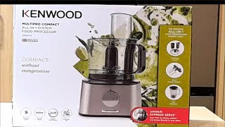 KENWOOD MultiPro Compact FDM304SS Food Processor Unboxing [upl. by Derinna412]