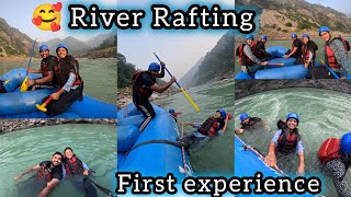 Rafting in Ganga River Rishikesh🌊 One Person Left in River 😱  Rishikesh River rafting accident [upl. by Waiter]