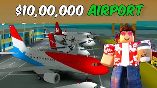 2 Making 1000000 Airport In Roblox  RomXd02 [upl. by Lleinad]