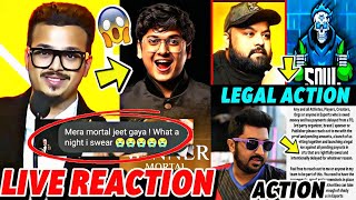 S8UL REACTION 🚀 Mortal won Content Creator Award 🚨 Rushi Bhai Legal Action ⚠️ Goldy Da Expose AGENDA [upl. by Eckardt390]