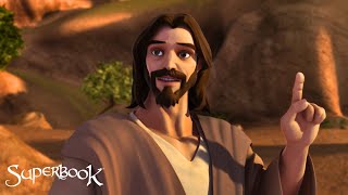 Superbook  Miracles of Jesus Official Clip  Jesus tells the Parable of the Sower [upl. by Britta]