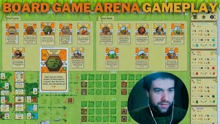 Agricola Gameplay  BGA Arena  Stable Cleaner  Tumbrel fun [upl. by Urban598]