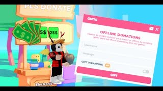 Donating Viewers LIVE Roblox Pls Donate [upl. by Ahsercel]