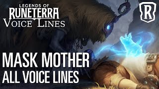 Mask Mother  All Voice Lines  Legends of Runeterra [upl. by Yebloc823]