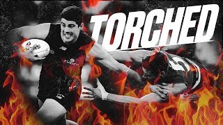 Torched The best baulks bursts and fends  Round 17 2018  AFL [upl. by Nodnal]