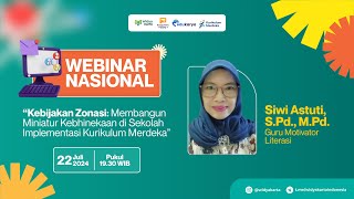 Webinar Kebijakan Zonasi  Membangun Miniatur Kebhinekaan di Sekolah Implementasi Kurikulum Merdeka [upl. by Pasol627]