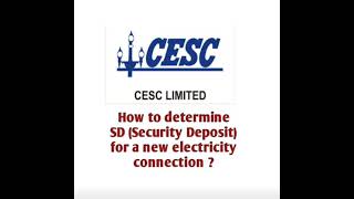 How to determine quotSecurity Depositquot for a new electricity connection  securitydeposit [upl. by Atselec]