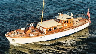 €14 Million Classic Yacht Tour  1966 James A Silver 23 Metre [upl. by Jamie]