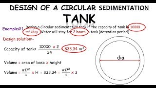 Circular sedimentation tank design [upl. by Katherine542]