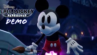 DISNEY EPIC MICKEY REBRUSHED DEMO PS4 SLIMUAU DISNEY [upl. by Malkin]