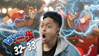 IPPO vs SENDO BEGINS Hajime no Ippo Episode 32 33 REACTION [upl. by Perle988]