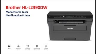 Brother Laser Printer HL L2390DW Unboxing amp Features [upl. by Ferreby]