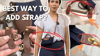 ⚡ BEST Longchamp Pouch CONVERSION Should You Go For GROMMETS Or The LEATHER TABS [upl. by Alisha]