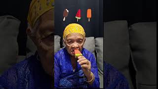 Great Grandmother👵Eating Food Emoji Challenge🍦🍫🍦eatingemojichallenge makan food makanan shorts [upl. by Nur]