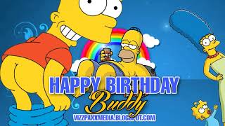 eCards Best Free Funny Animated Simpsons Happy Birthday eCards [upl. by Nodnelg]