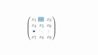 Gestaltung von Matrizen im Mathe Modus  LaTeX1051 [upl. by Anaile]