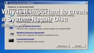 Windows 7 System Repair Disk [upl. by Aramo]