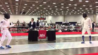 2014 Dallas NAC Dylan Kim v Corwin Duncan slow mo Div 1 ME [upl. by Bechler881]