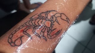 fiz minha segunda tatuagem no braço vejam [upl. by Ayin843]