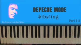 Depeche Mode Sibeling Piano Cover [upl. by Acceb]