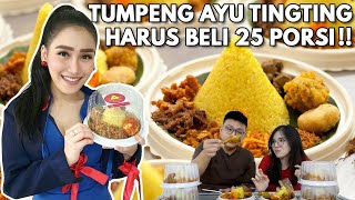 NASI TUMPENG AYU TING TING GAK BOLEH BELI CUMA 1 PORSI [upl. by Olocin]