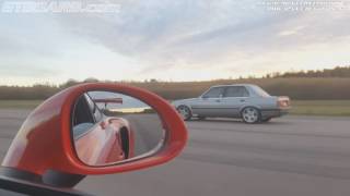 Porsche 911 GT3 RS 991 PDK vs BMW 325iX E30 Turbo Sedan by Nisse Järnet [upl. by Emmalynne958]