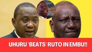 KIMEUMANA UHURU SHOCKS RUTO WITH A POWERFUL MESSAGE TO MT KENYA IN EMBU [upl. by Enymzaj632]