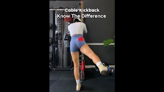 Cable Kickbacks VariationsKnow the Difference [upl. by Earised]