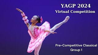 YAGP Virtual SemiFinal 2024  PreCompetitive Classical Group 1 [upl. by Idolem]